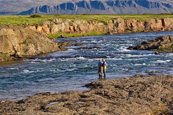 Langa, salmon fishing, Iceland, Iceland Guide