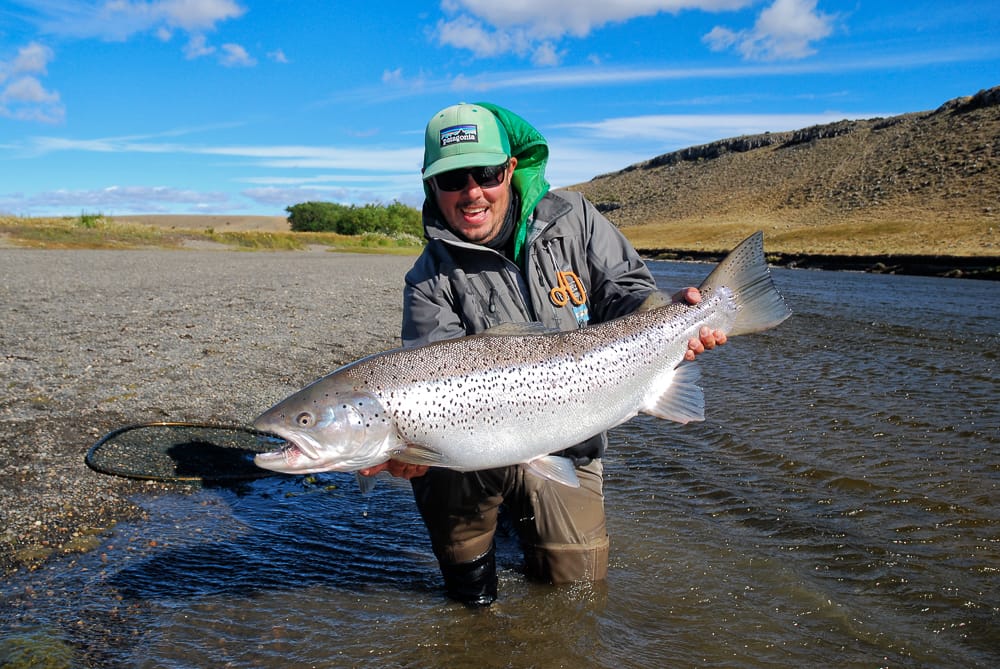 Las Buitreras, sea trout Argentina, fly fishing argentina, Argentina sea trout, Aardvark McLeod