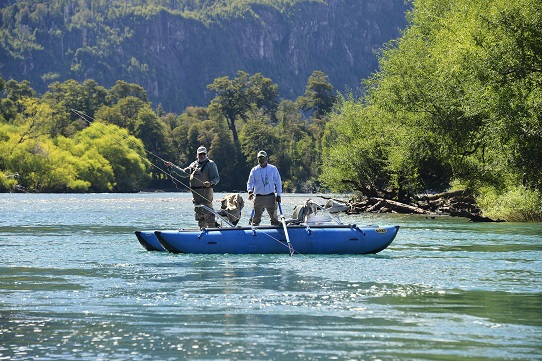 Unforgettable family fishing. Futa Lodge, Chile trout fishing, fly fishing Chile, Aardvark McLeod