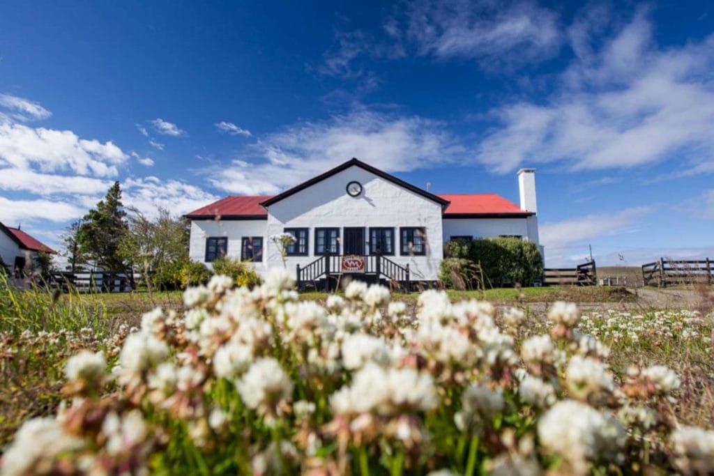 Villa Maria Lodge; sea trout fishing Rio Grande, TDF, Argentina.