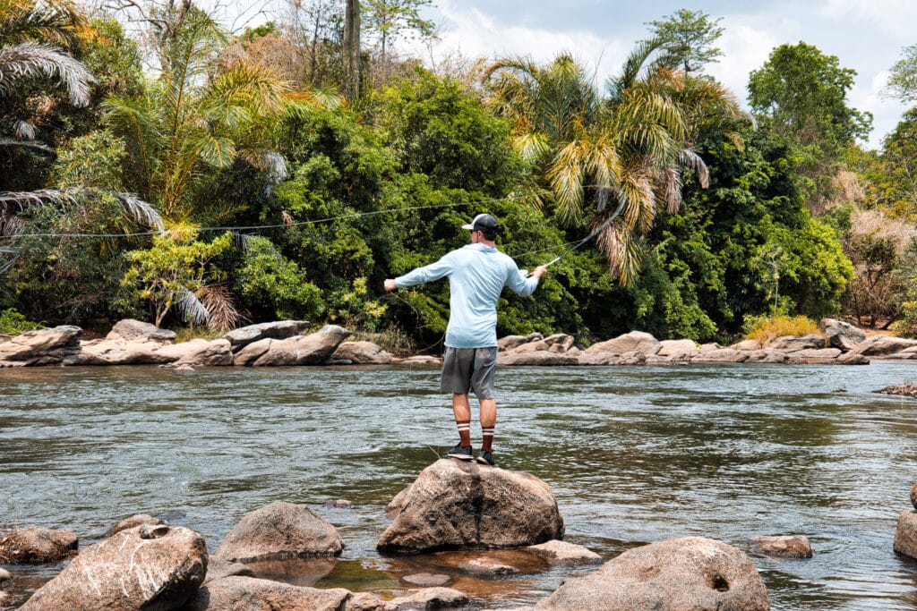 Tanzania tiger fishing, Mynera River, Rhudji River, tigerfish, Aardvark McLeod
