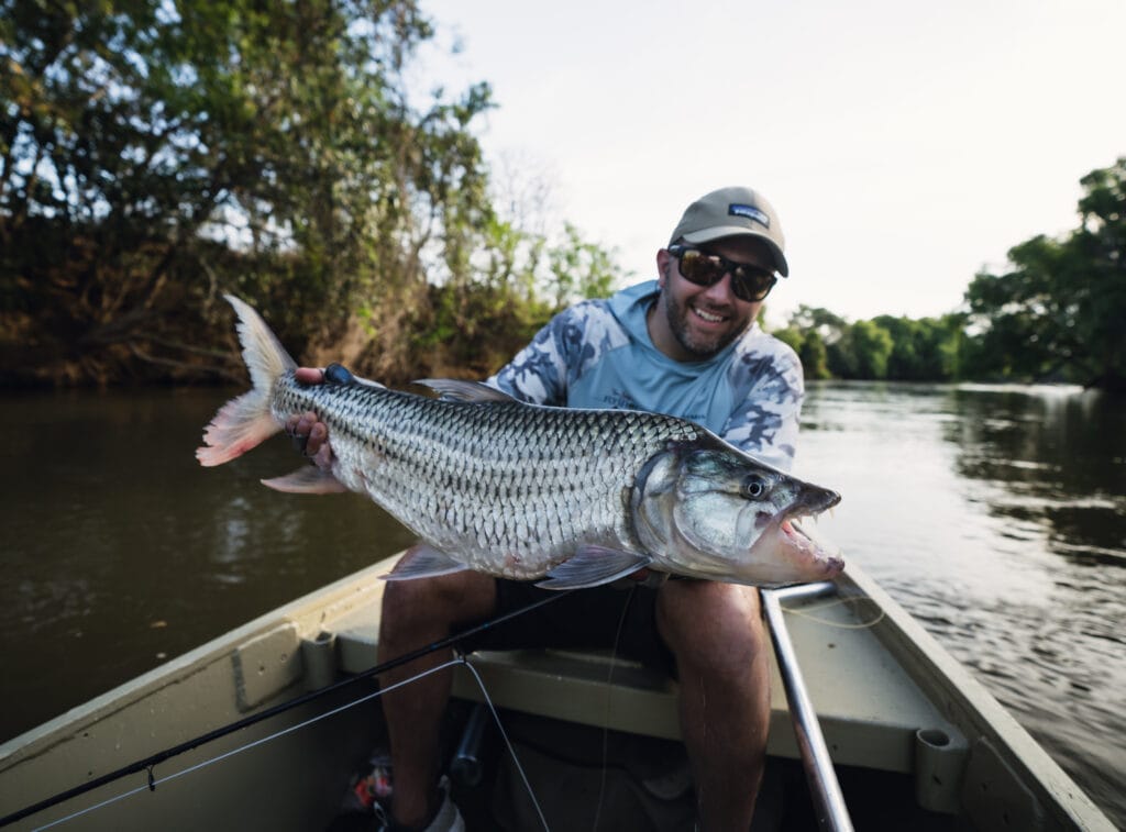 Tanzania tiger fishing, Mynera River, Rhudji River, tigerfish, Aardvark McLeod
