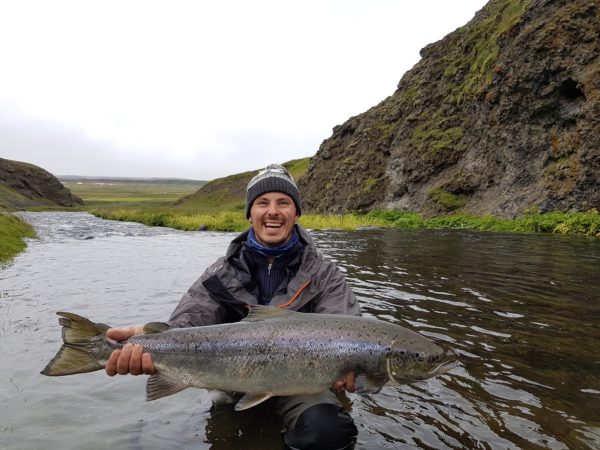 Myrarkvisl, Iceland, Aardvark McLeod, salmon, brown trout