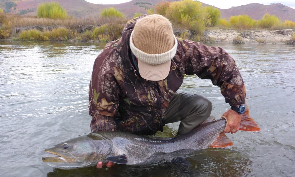 Onon River, Mongolia, taimen fishing, Aardvark McLeod