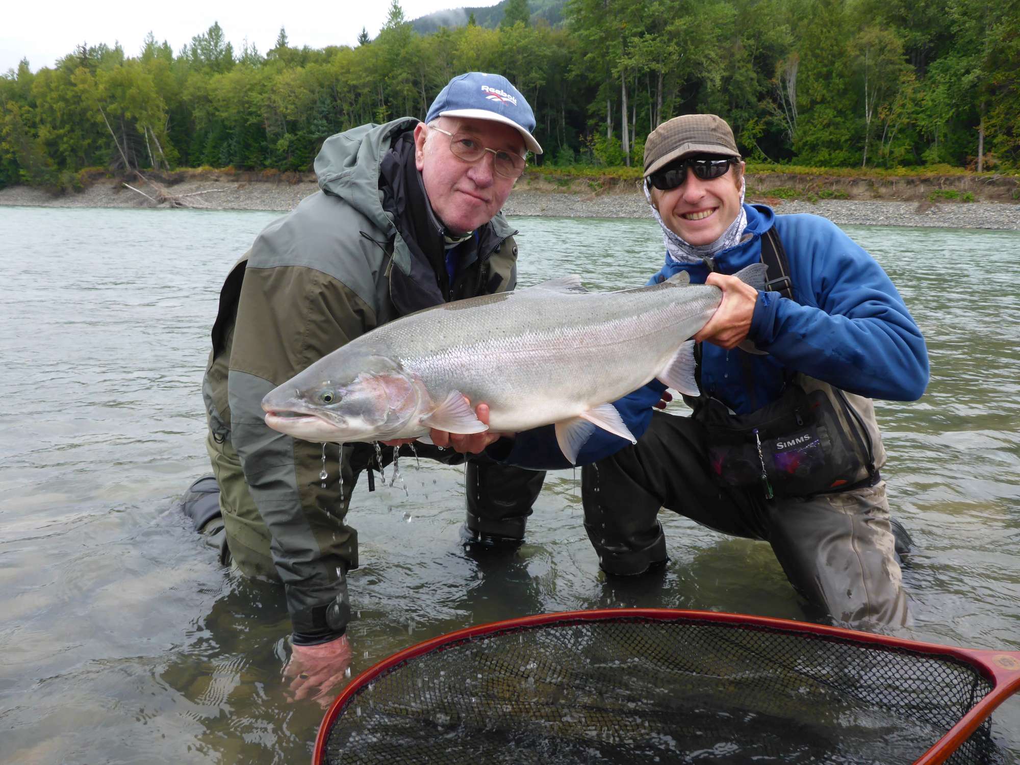Canada; Steelhead fishing in British Columbia, last prime autumn rods at  Nicholas Dean - Aardvark Mcleod