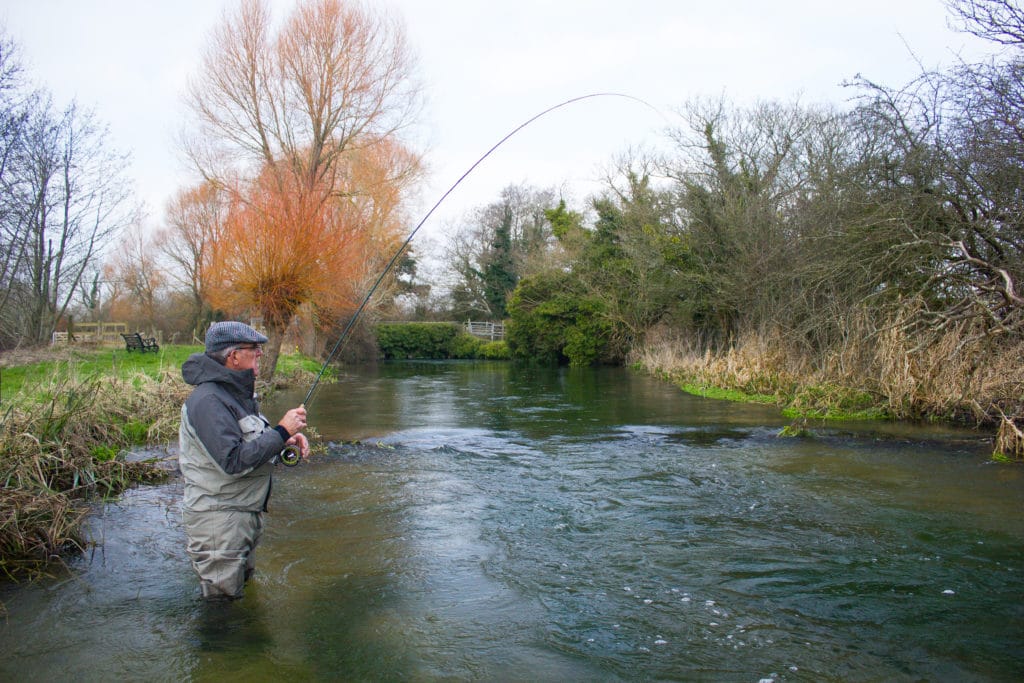 Grayling chalkstream fly fishing, River Frome Chalkstream fly fishing, Dry Fly Fishing, Alex Jardine, Aardvark McLeod Dry Fly Fishing