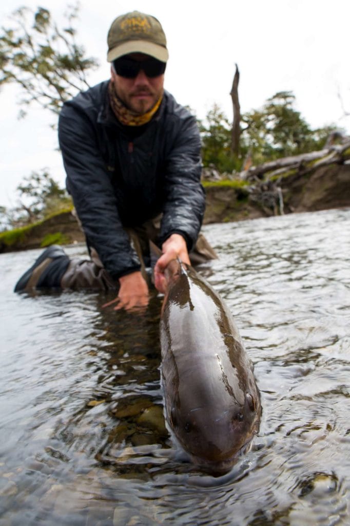 RIO IRIGOYEN, IRIGOYEN RIVER, WORLD END LODGE, FAR END RIVER, SEA TROUT FISHING ARGENTINA, TDF, TIERRA DEL FUEGO, FISHING ARGENTINA, AARDVARK MCLEOD