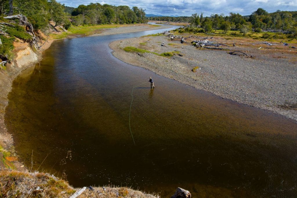 RIO IRIGOYEN, IRIGOYEN RIVER, WORLD END LODGE, FAR END RIVER, SEA TROUT FISHING ARGENTINA, TDF, TIERRA DEL FUEGO, FISHING ARGENTINA, AARDVARK MCLEOD