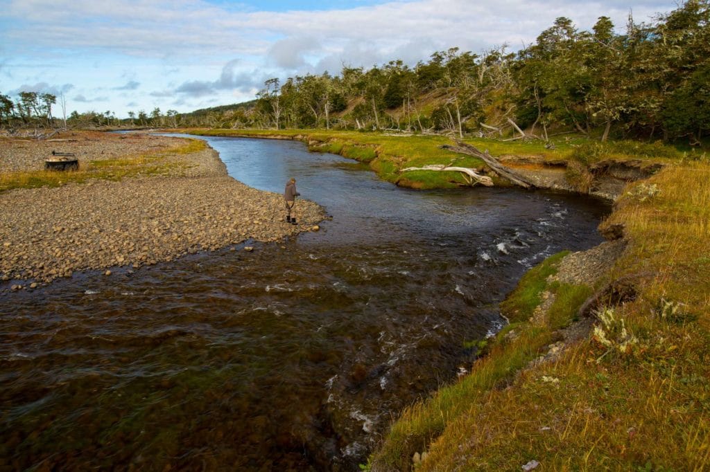 RIO IRIGOYEN, IRIGOYEN RIVER, WORLD END LODGE, FAR END RIVER, SEA TROUT FISHING ARGENTINA, TDF, TIERRA DEL FUEGO, FISHING ARGENTINA, AARDVARK MCLEOD