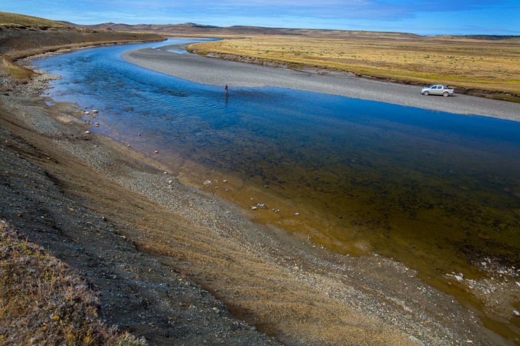 Rio Grande, Aardvark McLeod, Aurelia lodge, sea trout tierra del fuego, fishing sea trout argentina