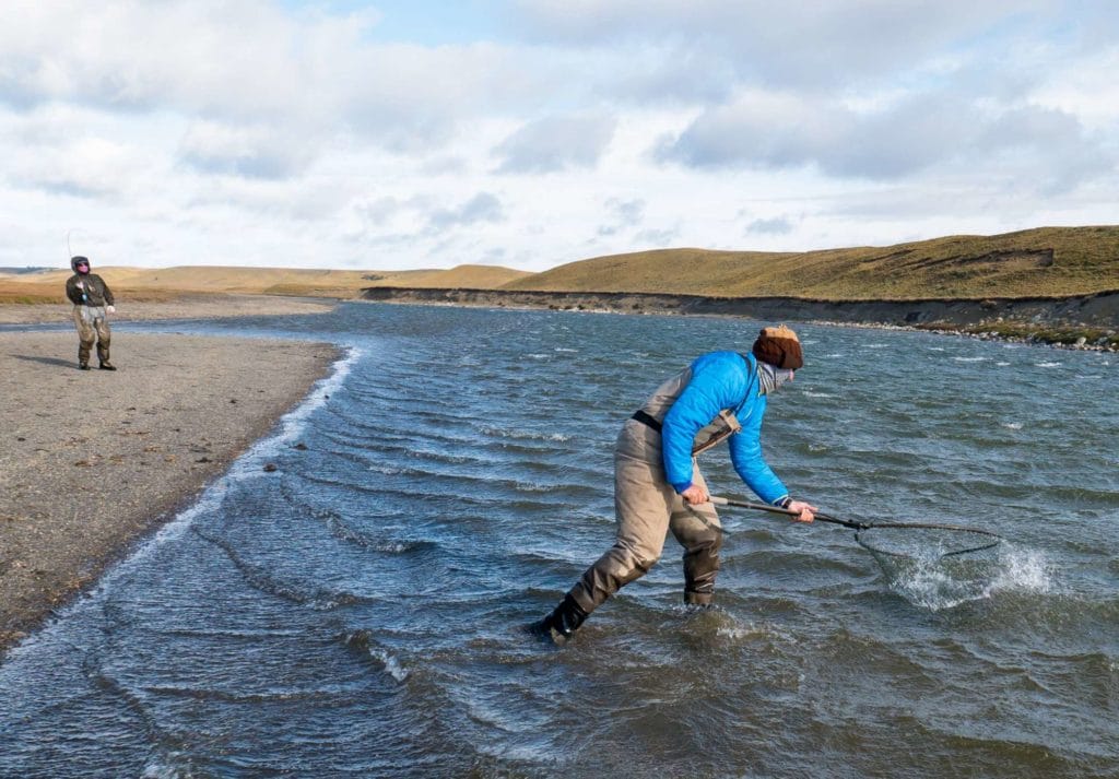 Rio Grande, Aardvark McLeod, Aurelia lodge, sea trout tierra del fuego, fishing sea trout argentina