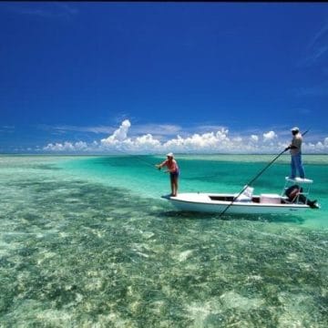 Bonefishing, Kamalame Cay, Andros Island, The Bahamas