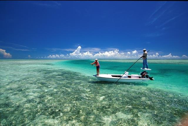 Bonefishing, Kamalame Cay, Andros Island, The Bahamas