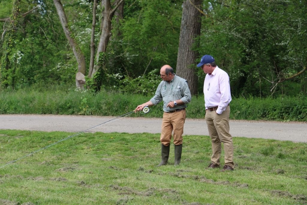 UK, Chalkstream fishing, Aardvark McLeod