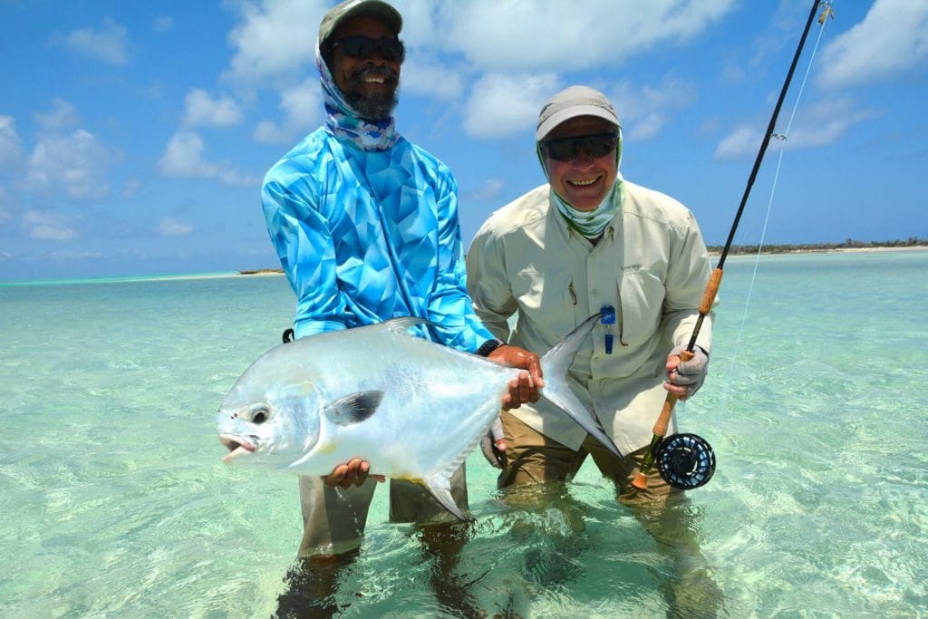 Bahamas, fishing at Crooked and Acklins Islands, Fly fishing for permit, triggerfish, bonefish, tarpon, triggerfish, aardvark mcleod.