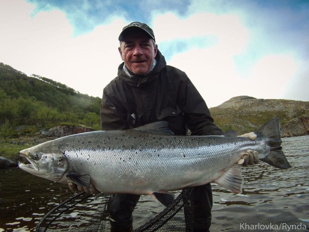 ASR FISHING, SALMON FISHING RUSSIA, ASR, KHARLOVKA, LITZA, RYNDA, MURMANSK, HUGE SALMON, ATLANTIC SALMON, FISHING REPORTS, SNELDA, AARDVARK MCLEOD, MIKAEL FRODIN