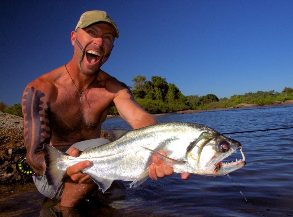 kendjam, iriri, fishing brazil, fishing amazon, pacu, payara, wolf fish, peacock bass, untamed angling, aardvark mcleod, jungle fishing, fly fishing for pacu, fly fishing for peacock bass, kayapo, kayapo courage