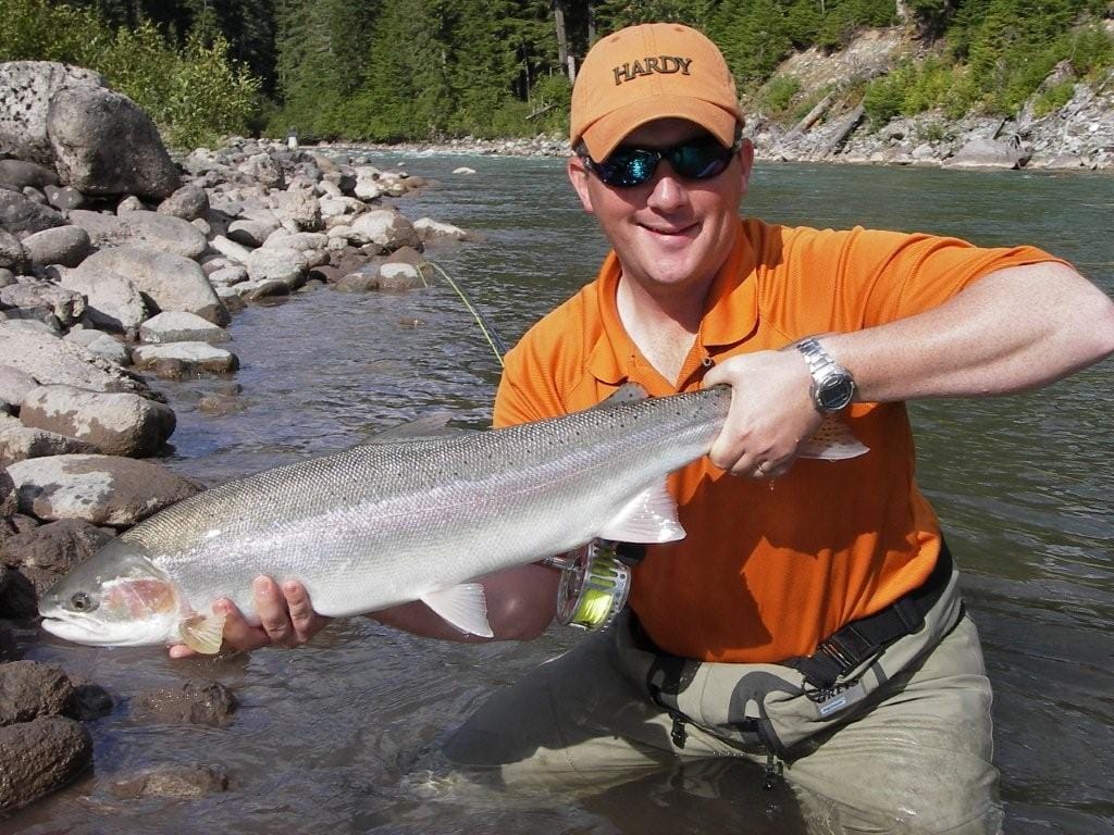 Nicholas Dean, British Columbia, Steelhead, dry fly, Aardvark McLeod