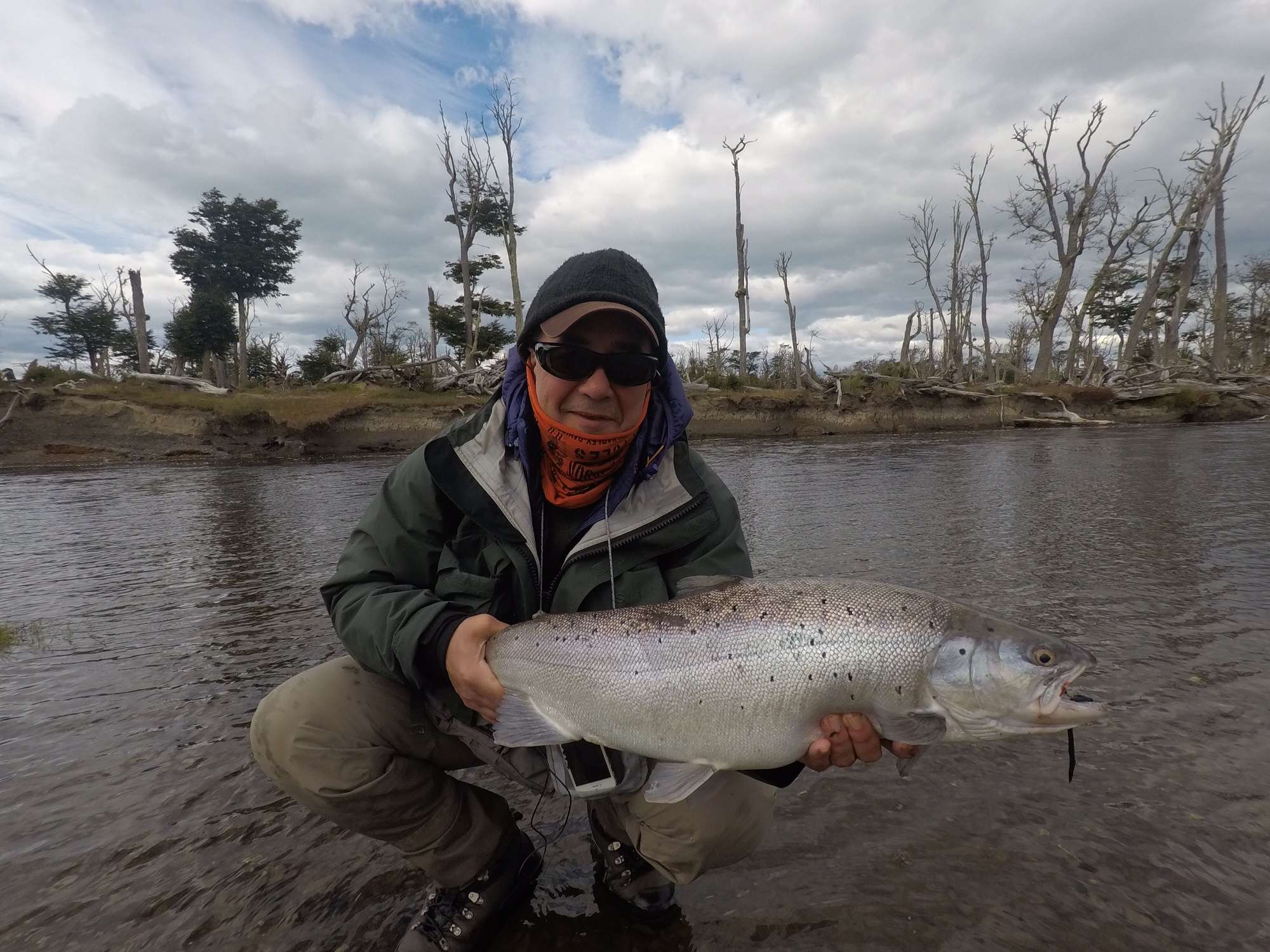 Sea Trout Fishing Irigoyen River Tdf Argentina Sea Trout Fishing Irigoyen River Tdf Argentina
