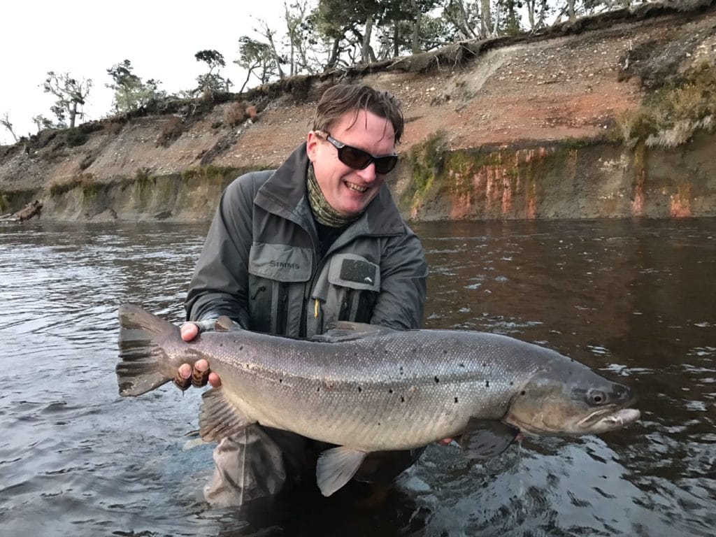 Irigoyen River, Tierra del fuego, TDF, fishing Irigoyen, sea trout fishing Argentina, sea trout Irigoyen, TDF flies, Rio Grande flies, fishing Rio Grande Argentina, sea trout Rio Grande, World End Lodge, WEL, Far End Rivers, aardvark mcleod.