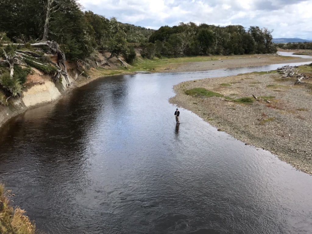 Irigoyen River, Tierra del fuego, TDF, fishing Irigoyen, sea trout fishing Argentina, sea trout Irigoyen, TDF flies, Rio Grande flies, fishing Rio Grande Argentina, sea trout Rio Grande, World End Lodge, WEL, Far End Rivers, aardvark mcleod.