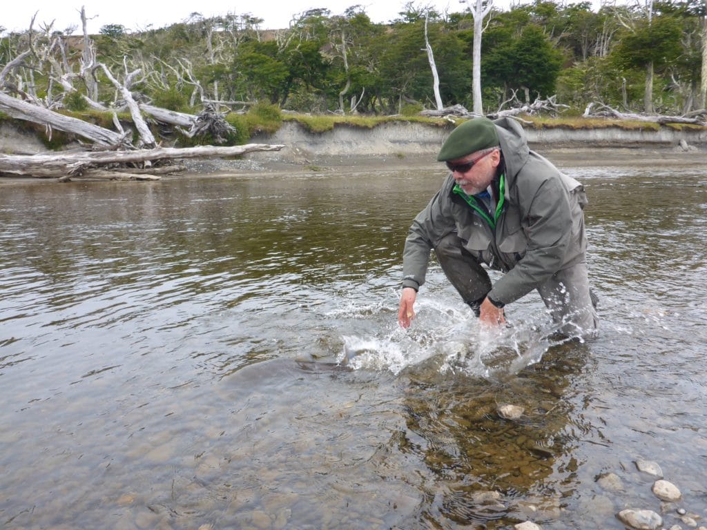 Irigoyen River, Tierra del fuego, TDF, fishing Irigoyen, sea trout fishing Argentina, sea trout Irigoyen, TDF flies, Rio Grande flies, fishing Rio Grande Argentina, sea trout Rio Grande, World End Lodge, WEL, Far End Rivers, aardvark mcleod.