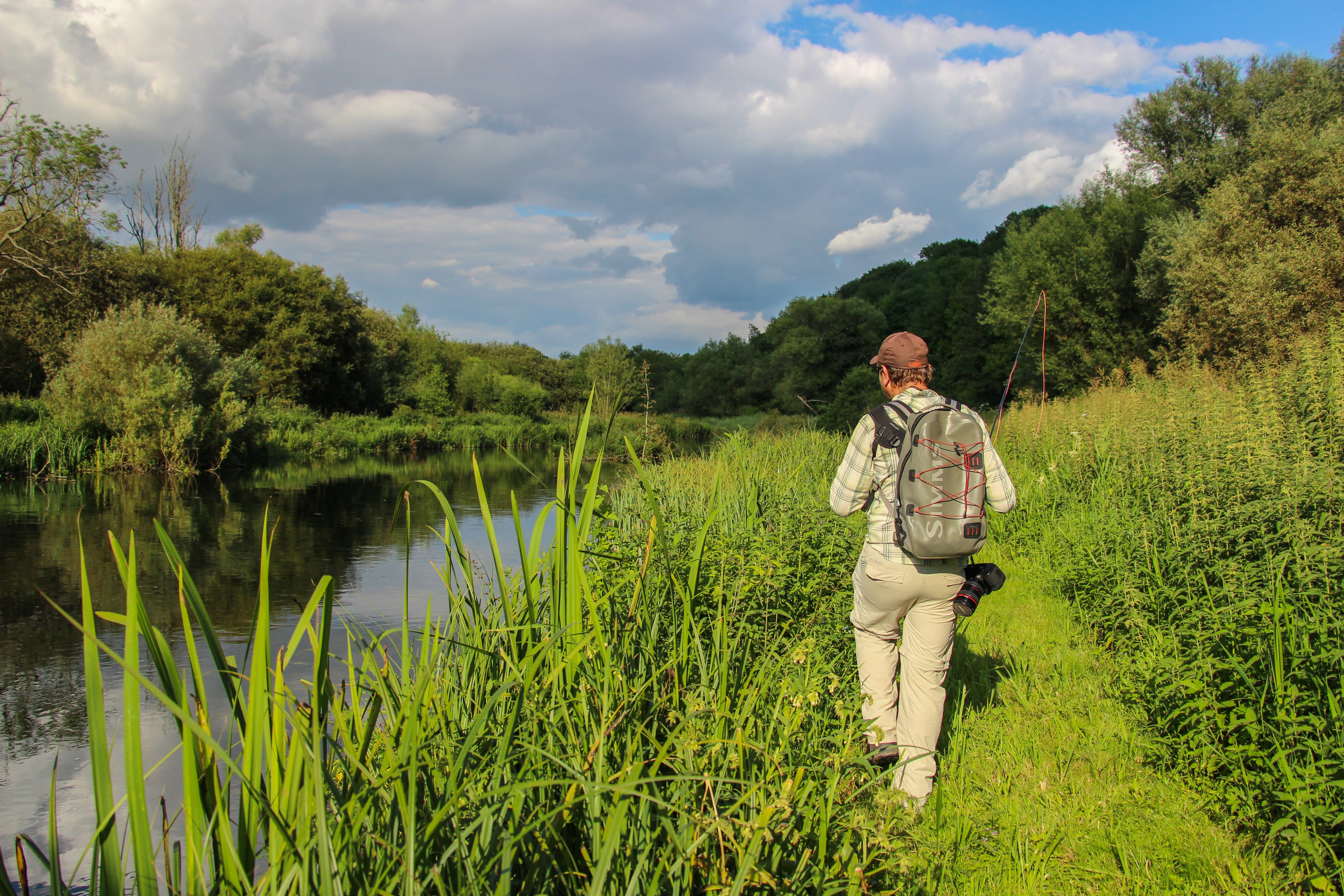 Chalkstream trout fishing, Hampshire, Aardvark McLeod