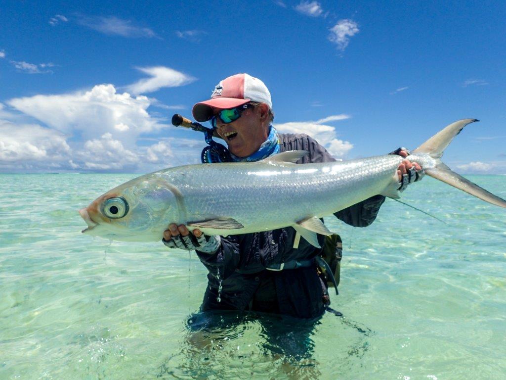 Alphonse Island Seychelles fishing Aardvark McLeod milkfish