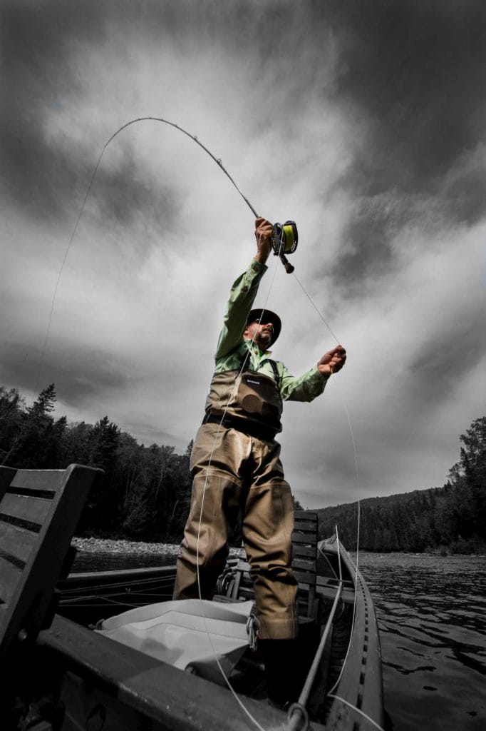 Camp Bonaventure, Salmon Lodge, Canadian Salmon Club, Grand Cascapedia, Petite Cascapedia, Dry fly salmon fishing, bomber fishing, fishing Canada, fishing Quebec, fishing New Brunswick, fishing Bathurst, Atlantic salmon, sight fishing salmon, aardvark mcleod