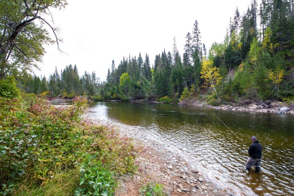 Camp Bonaventure, Salmon Lodge, Canadian Salmon Club, Grand Cascapedia, Petite Cascapedia, Dry fly salmon fishing, bomber fishing, fishing Canada, fishing Quebec, fishing New Brunswick, fishing Bathurst, Atlantic salmon, sight fishing salmon, aardvark mcleod