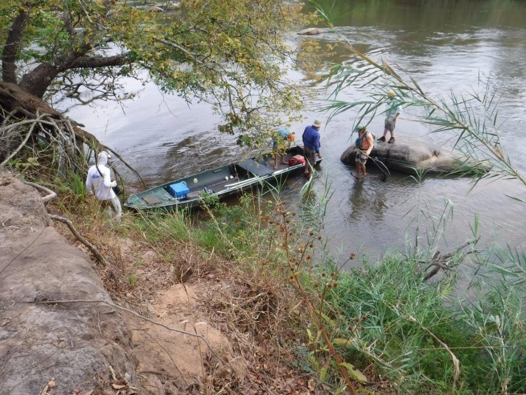 Tanzania, fishing, toothless tiger, Hydrocynus tanzaniae, tigerfish, Aardvark McLeod