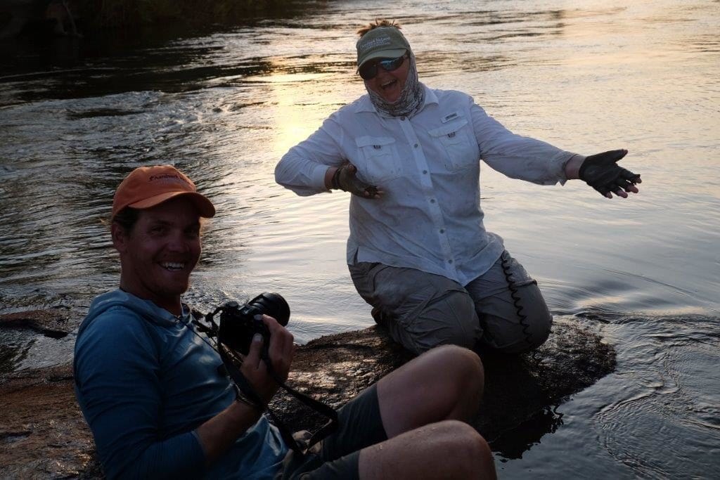 Tanzania, fishing, toothless tiger, Hydrocynus tanzaniae, tigerfish, Aardvark McLeod