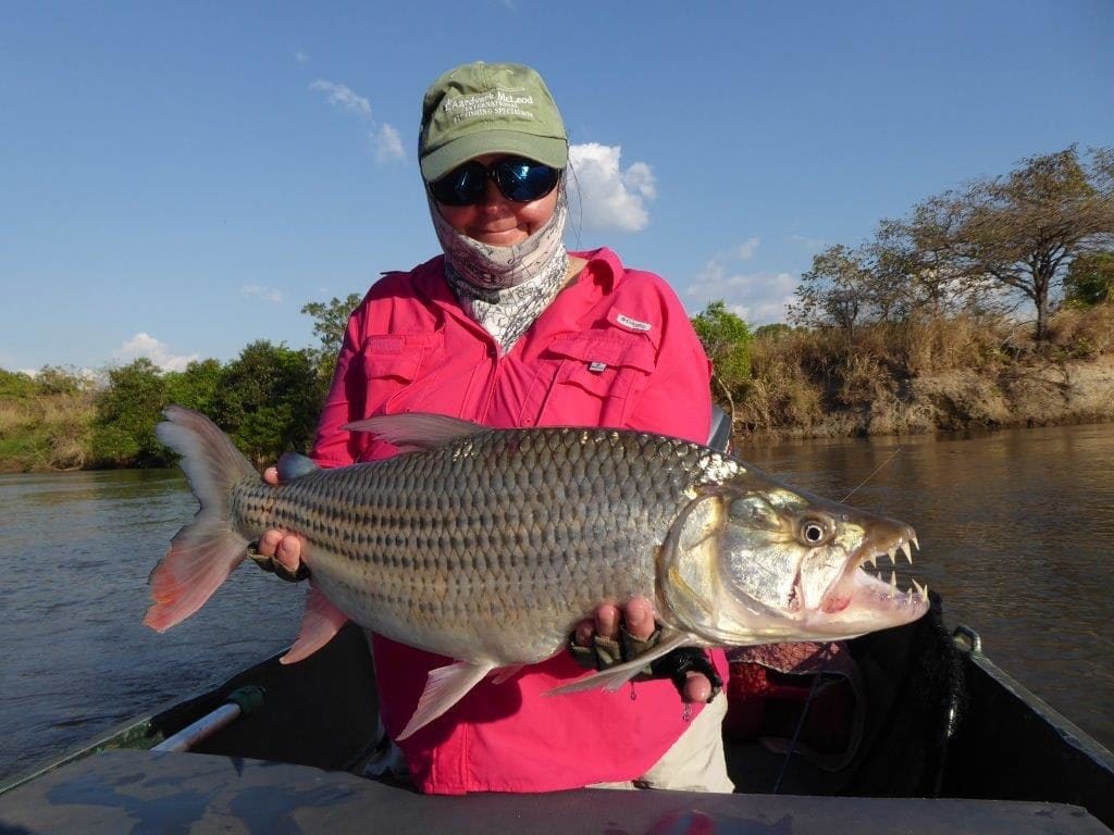 Tanzania, fishing, toothless tiger, Hydrocynus tanzaniae, tigerfish, Aardvark McLeod