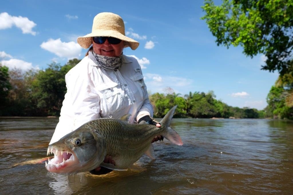 Tanzania, fishing, toothless tiger, Hydrocynus tanzaniae, tigerfish, Aardvark McLeod