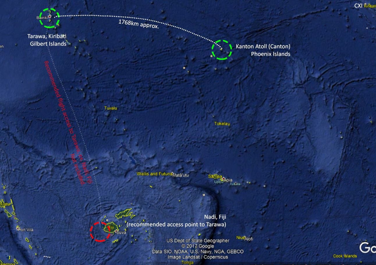 Kanton Atoll Expedition, Rock Expeditions, Aardvark McLeod