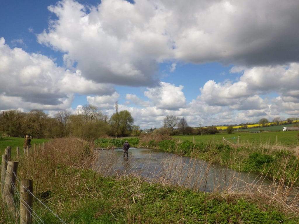 River Ebble, Chalkstream Fishing, Trout Fishing, UK Fishing, Wading, Aardvark McLeod, Wild Brown Trout