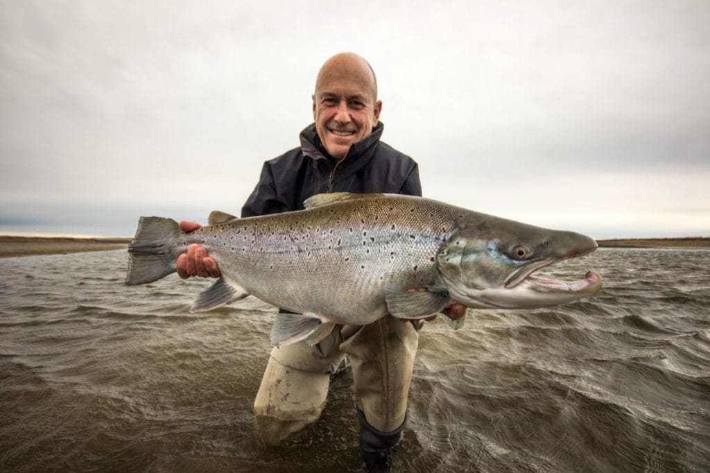 Villa Maria Lodge, sea trout fishing Rio Grande, TDF, Argentina