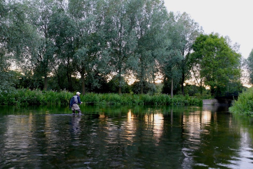 Charles Jardine, River Test, Fly fishing, Aardvark McLeod. Uk guiding, Chalkstream, dry fly fishing