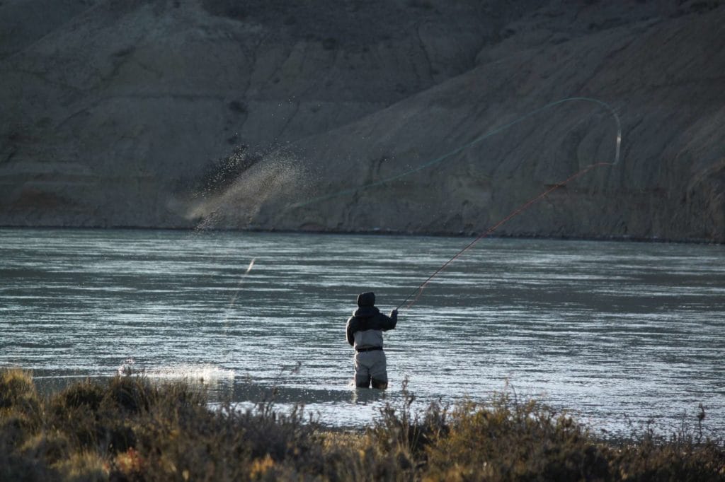 Steelhead santa cruz, steelhead argentina, los plateados lodge, fishing argentina, fishing calafate, fishing rio Gallegos, fishing rio santa cruz, tres amigos, steelhead fly fishing, aardvark mcleod