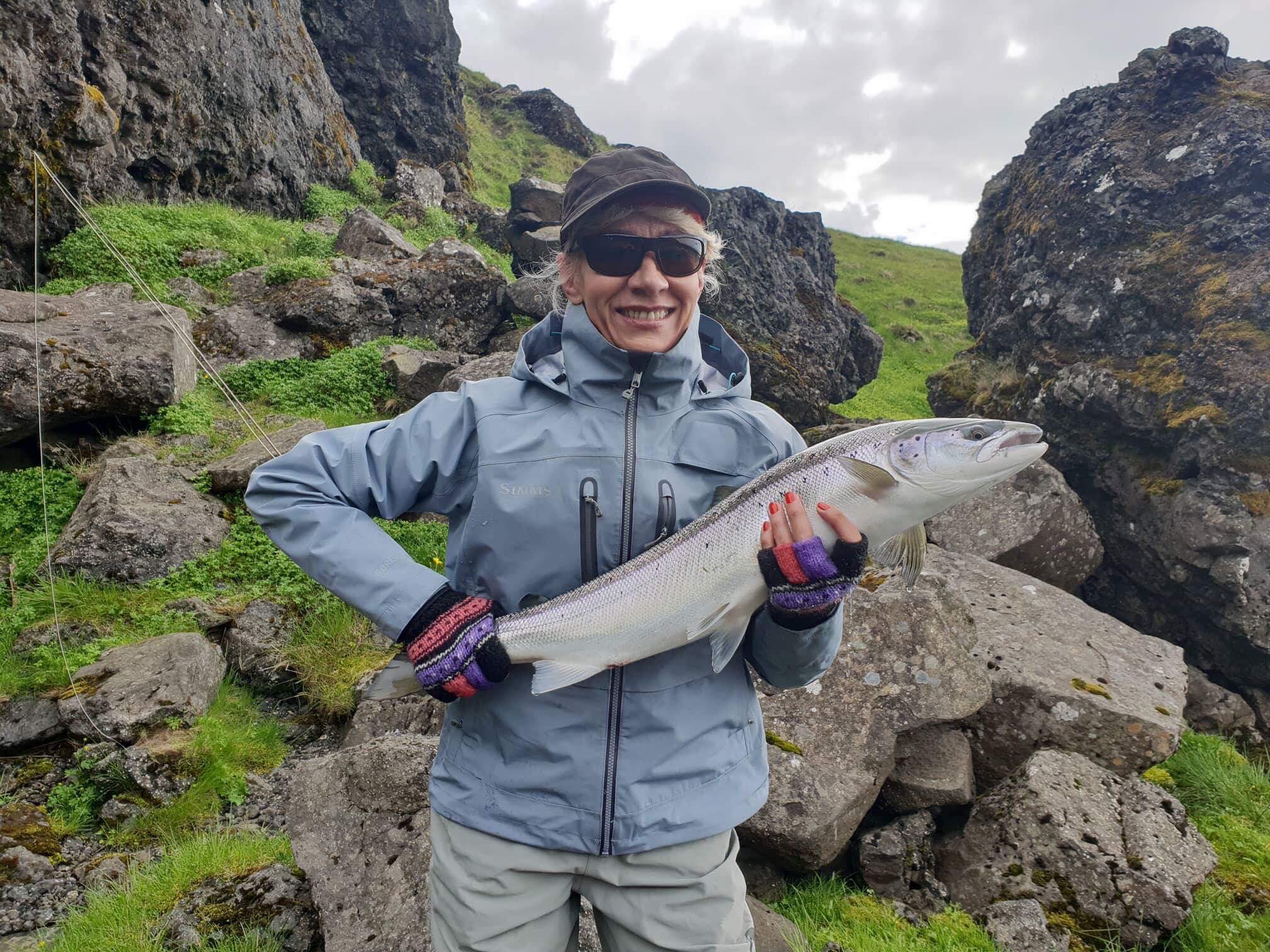 Atlantic salmon, Brynjadalsa, Iceland, Aardvark McLeod