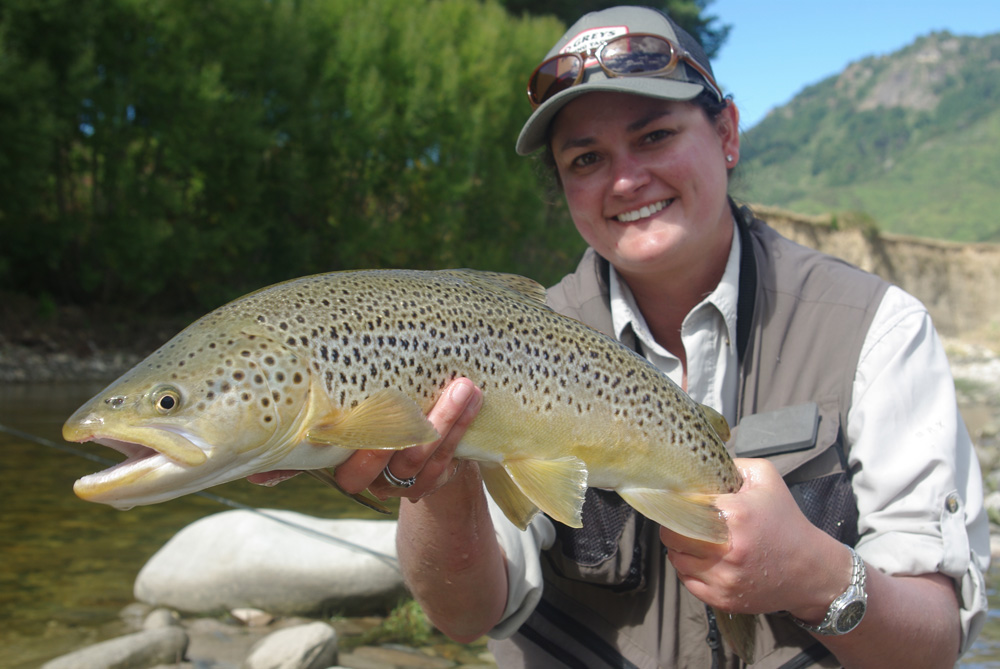 Lisa Isles New Zealand, trout fishing New Zealand, Sight Fly Fishing New Zealand, Brown Trout New Zealand