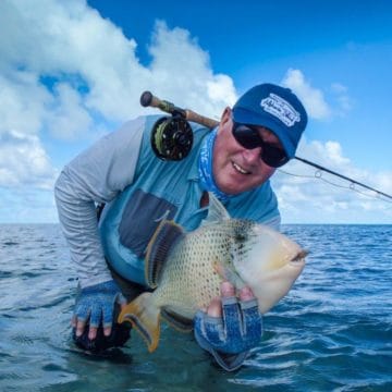 ardvark McLeod Alphonse Island Seychelles yellowmargin triggerfish on fly