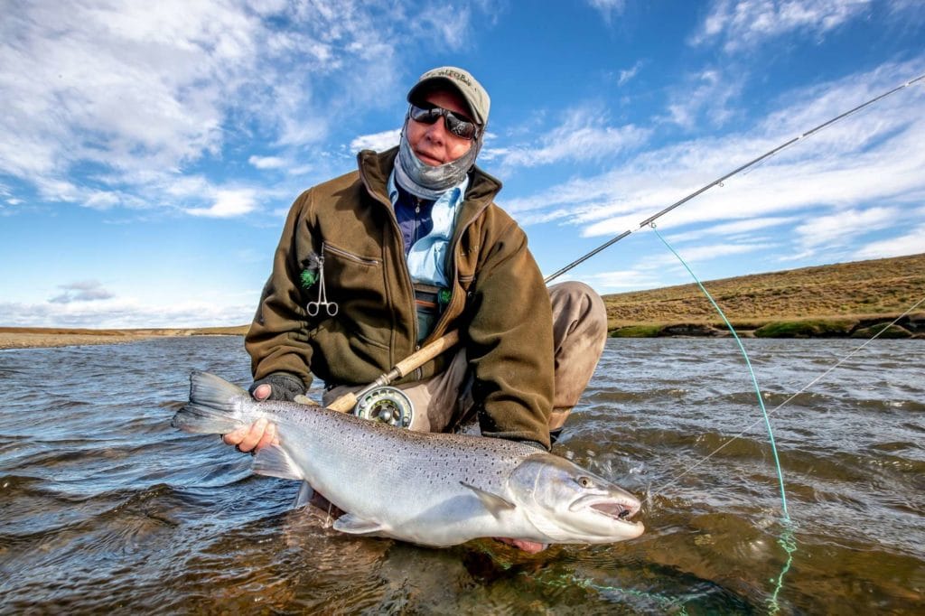 Argentina, Sea Trout, Villa Maria, Rio Grande, Aardvark McLeod, Tierra del Fuego, huge sea trout, sea trout flies, fishing sea trout argentina, tdf, villa maria lodge, sea run brown trout, nervous waters, Rio Menendez