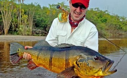 Peacock bass, Rio Marie, Amazon, Brazil, Aardvark McLeod