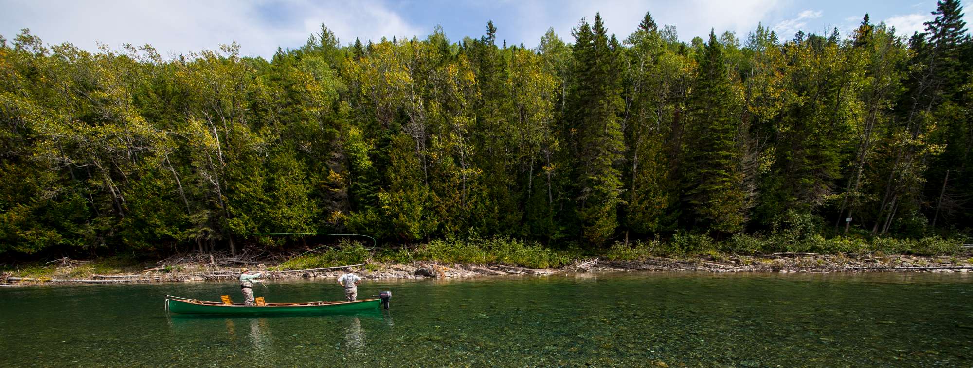Atlantic Salmon fishing Camp Bonaventure & Salmon Lodge, Canada 2019