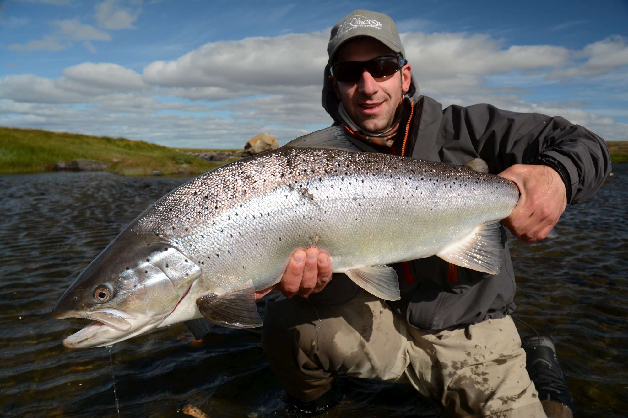 el rincon, rio gallegos, sea trout fishing argentina, brown trout, fly fishing