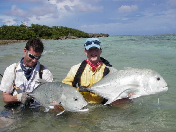 Cosmoledo atoll, Seychelles, fishing, Aardvark McLeod, giant trevally, GT