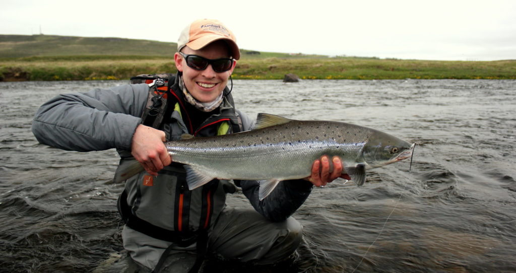 Salmon fishing, Laxa I Asum, Iceland