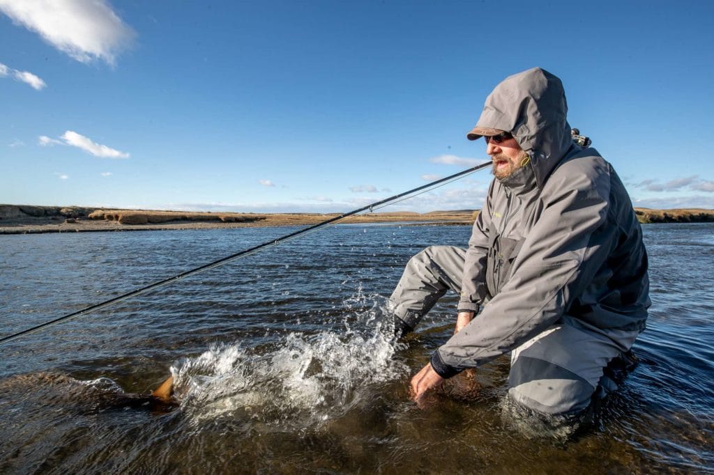 Argentina, Sea Trout, Rio Grande, Kau Tapen, Aardvark McLeod, Tierra del Fuego, kau tapen lodge, huge sea trout, sea trout flies, fishing sea trout argentina, tdf, sea run brown trout, nervous waters, Rio Menendez