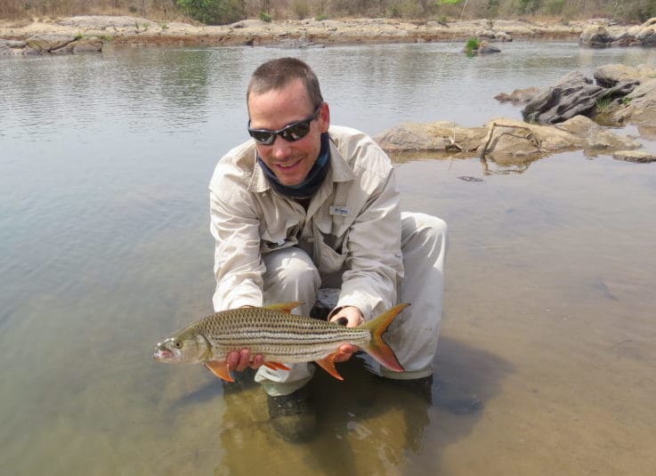 Cameroon, Nile Perch, Aardvark McLeod, Charlotte Chilcott, fishing for Nile Perch, fishing for Tigerfish